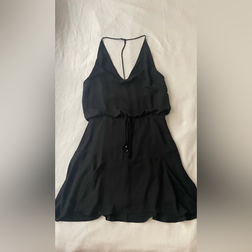 Black mini dress
